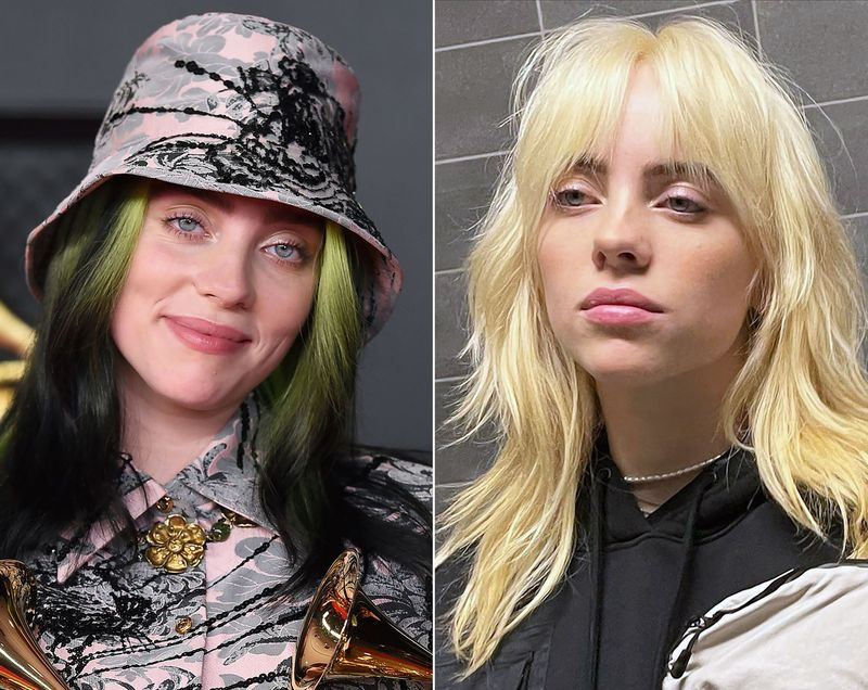 Billie Eilish ser så anderledes ud uden grønt og sort hår: Billede