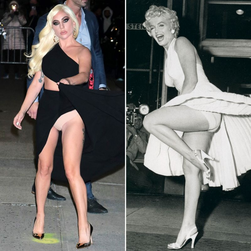 Lady Gaga má poruchu šatníka Marilyn Monroe v New Yorku