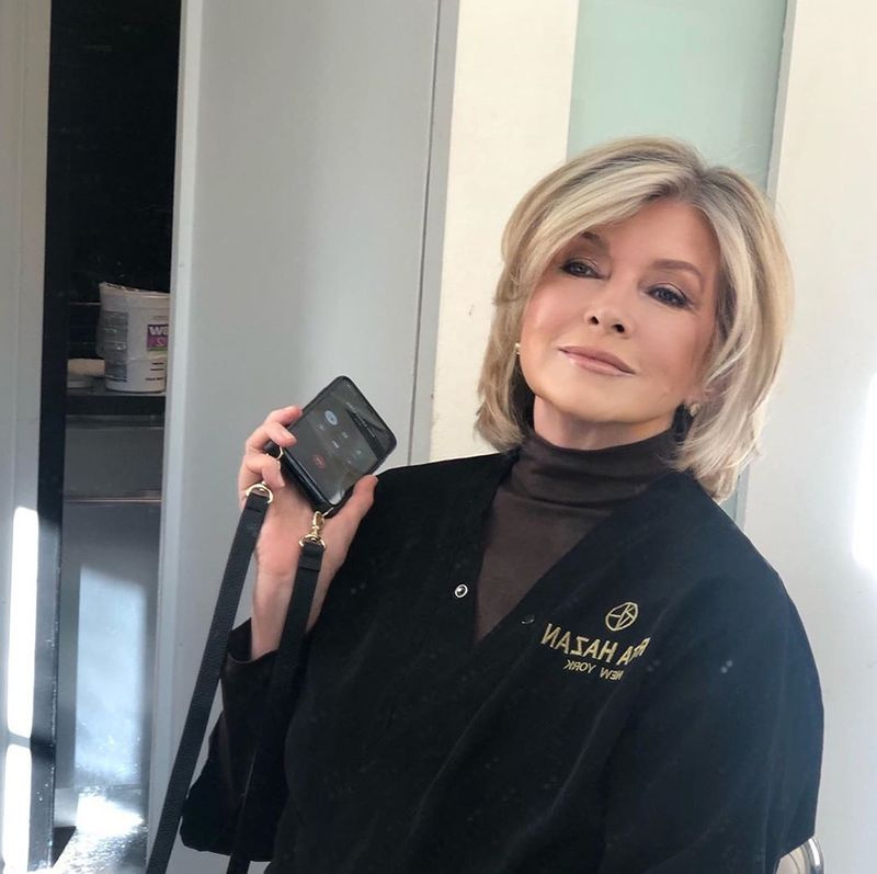Martha Stewart nouvelle coupe de cheveux