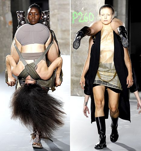 Rick Owens Fashion Show (Trageseite)