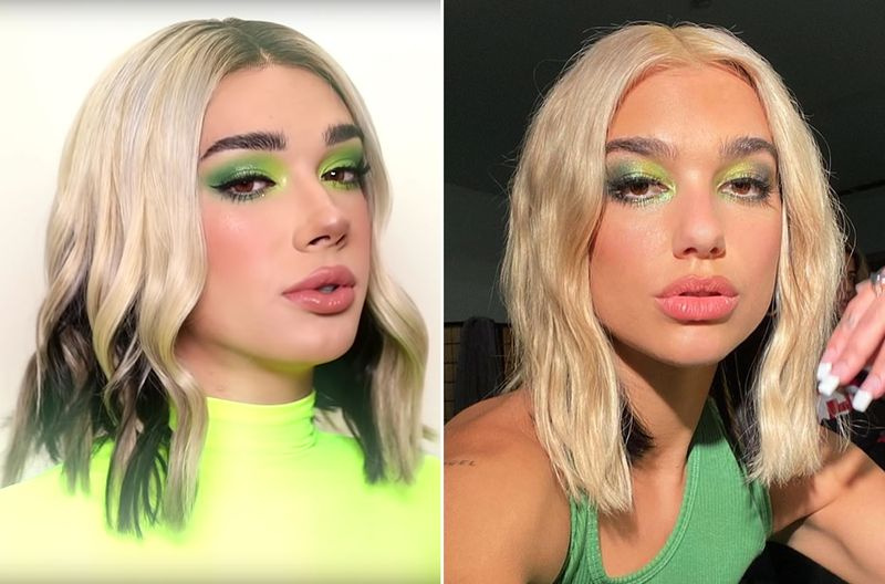 James Charles se transforme en Dua Lipa