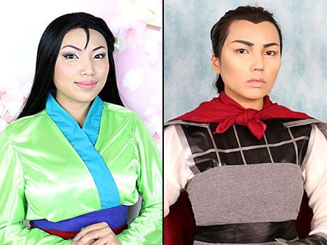 Mulan-ディズニーメイクアップトランスフォーメーション