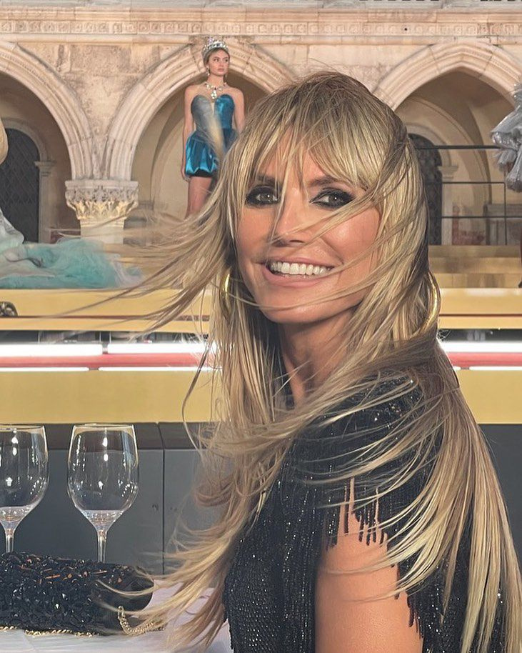 Heidi Klum siger, at datteren Leni ikke var nervøs for Dolce & Gabbana Show: