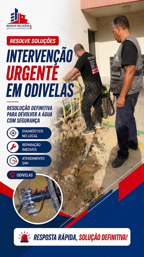 Resolve Soluções 24h | Canalizador e Desentupimentos em Lisboa