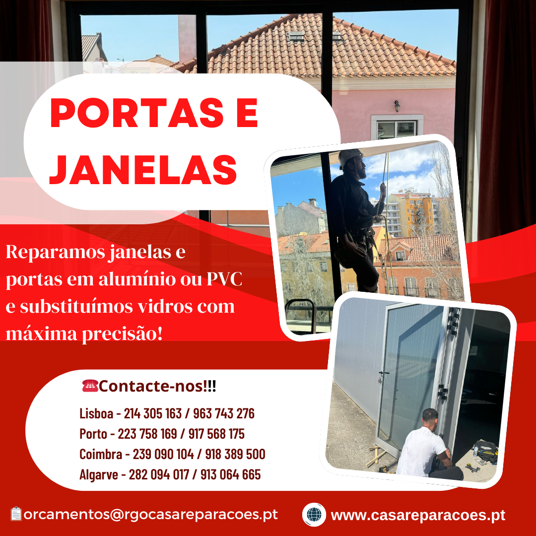 Reparação de Janelas - Pvc - Alumínio - Oscilobatentes - Estores foto 4